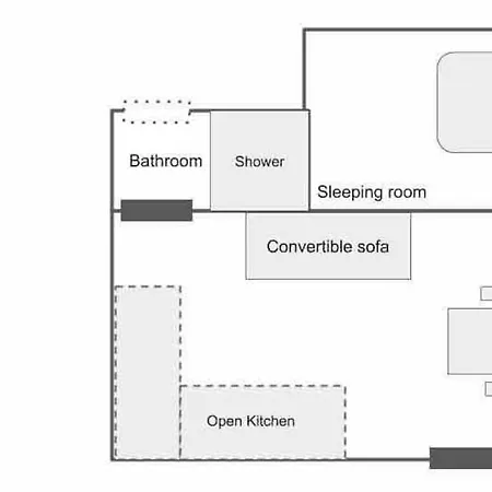 דירה Charming Parisian Under The Rooftops